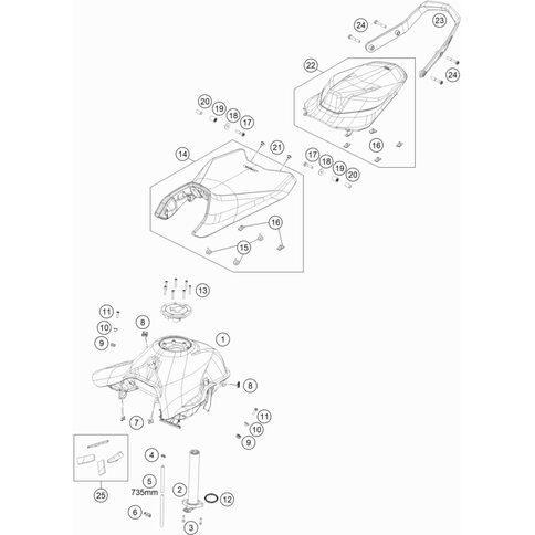 Kraftstofftank Stahl