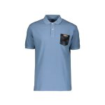 Scott Polo Ms 10 Heritage dye s/sl Washed Blue XL