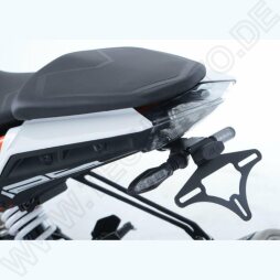 R&G Racing Kennzeichenhalter KTM Duke 125 / 390 2017- 2021 Edelstahl