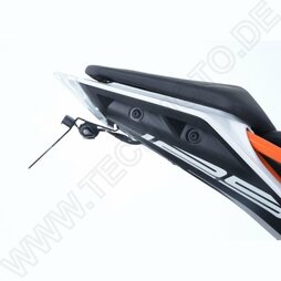 R&G Racing Kennzeichenhalter KTM Duke 125 / 390 2017- 2021 Edelstahl