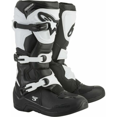 Alpinestars Stiefel Tech 3 Schwarz Weiß