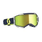 Scott Brille Fury Blau Grau - Yellow Crome Works