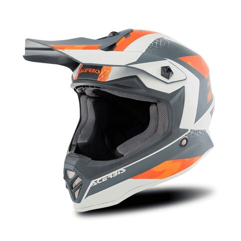 Acerbis Helm Kinder Impact Steel Orange Gau