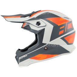 Acerbis Helm Kinder Impact Steel Orange Gau