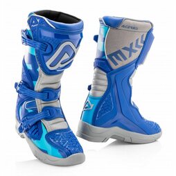 Acerbis Stiefel Kinder X Team Blau Grau 38