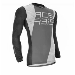 Acerbis Jersey MX J Track One Weiß Grau M