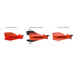 Acerbis Handschutz X-Ultimate in Rot Weiß inkl. Anbaukit