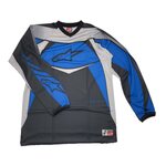 Alpinestars Jersey Racer Blau Schwarz Grau