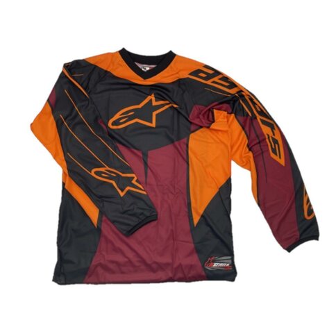 Alpinestars Jersey Racer Orange Rot Schwarz