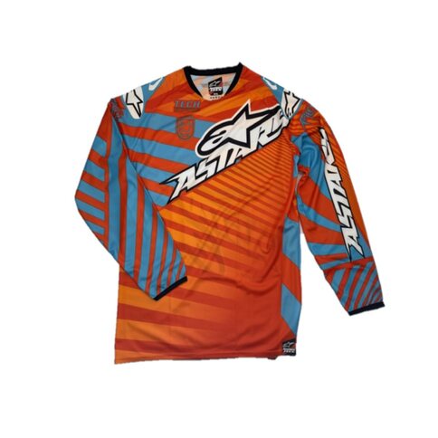 Alpinestars Jersey Racer Braap Orange Rot Blau XXL