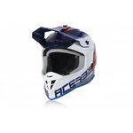 Acerbis Helm Linear Blau Weiß