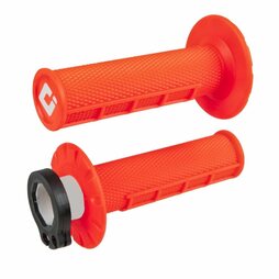 Odi Griffe MX V2 Lock-On 1/2 Wafffle Grip Neonorange