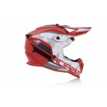 Acerbis Helm Linear Rot Weiß