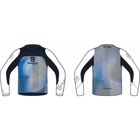 Railed Jersey Blue