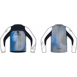 Railed Jersey Blue