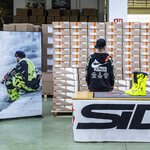 Sidi Stiefel Atojo SRS TC222 von Tony Cairoli handsigniert Limited Edition Neongelb