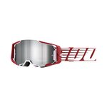 100% Brille Armega Oversized Deep Rot Silber