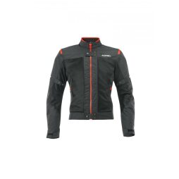 Acerbis Jacke CE Ramsey Vented Schwraz Rot