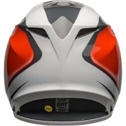 Bell Helm MX-9 Mips Dart Gloss Grau Orange