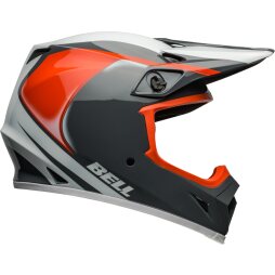 Bell Helm MX-9 Mips Dart Gloss Grau Orange