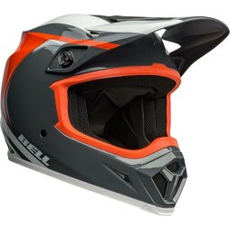 Bell Helm MX-9 Mips Dart Gloss Grau Orange