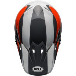 Bell Helm MX-9 Mips Dart Gloss Grau Orange