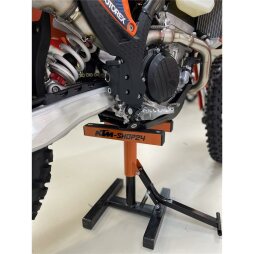 KTM-Shop24 Hubständer Profi Schwarz Orange