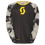 Scott Jersey 350 Camo Junior Evo Trikot Schwarz Gelb Gr. S