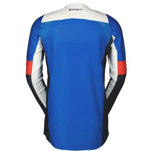 Scott Jersey 450 Angled Light Blau Weiß Rot Gr. M