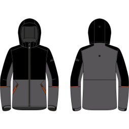 Two 4 Ride V2 Jacket Blk - Grey