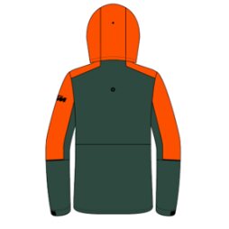 Two 4 Ride V2 Jacket Green - Orange