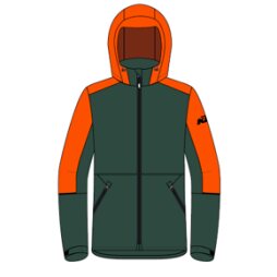 Two 4 Ride V2 Jacket Green - Orange