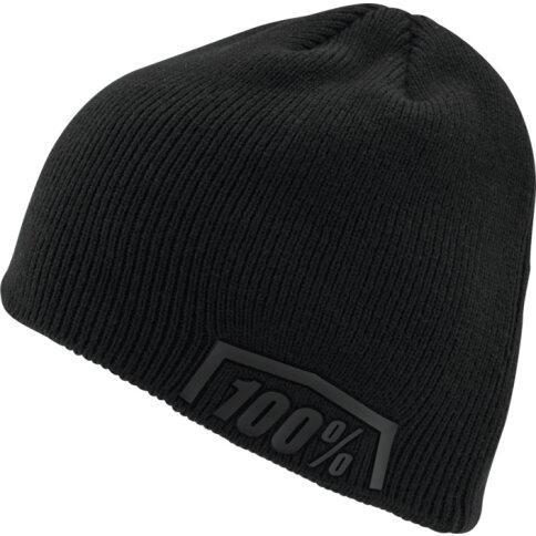 100% Beanie Essential One Size Schwarz