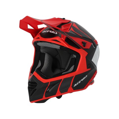 Acerbis Helm X-Track 2206 Neonrot Schwarz