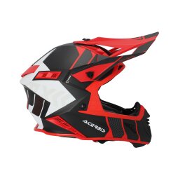 Acerbis Helm X-Track 2206 Neonrot Schwarz