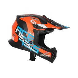 Acerbis Helm Profile Junior Blau Orange Schwarz