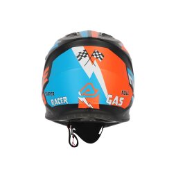 Acerbis Helm Profile Junior Blau Orange Schwarz