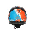 Acerbis Helm Profile Junior Blau Orange Schwarz