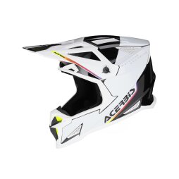 Acerbis Helm T711 Schwarz Weiß