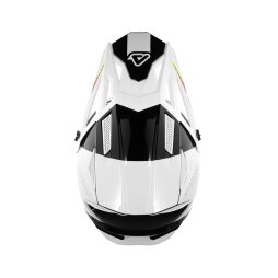 Acerbis Helm T711 Schwarz Weiß